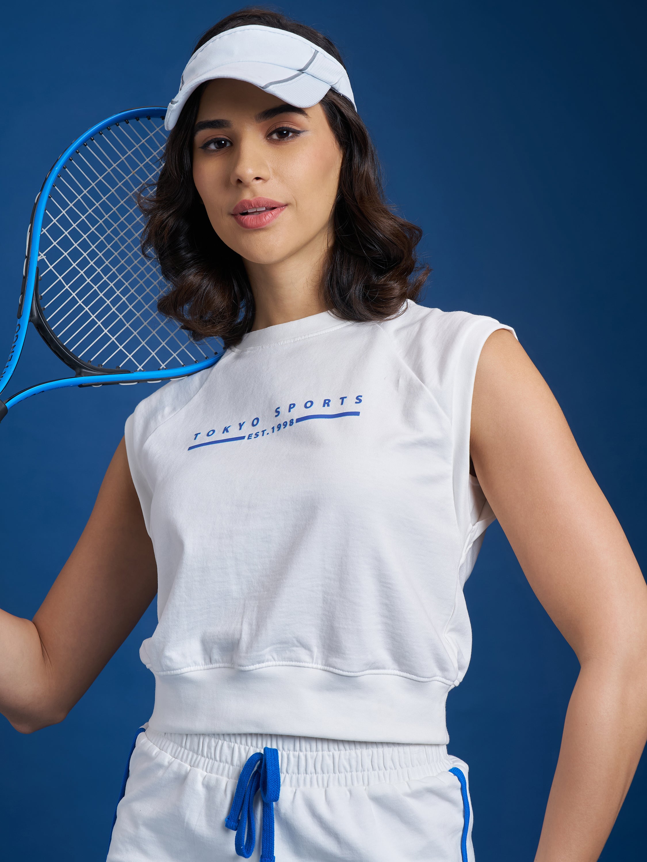 Street By Tokyo Talkies Women White Printed Shirt Style Top - White - Image 1
