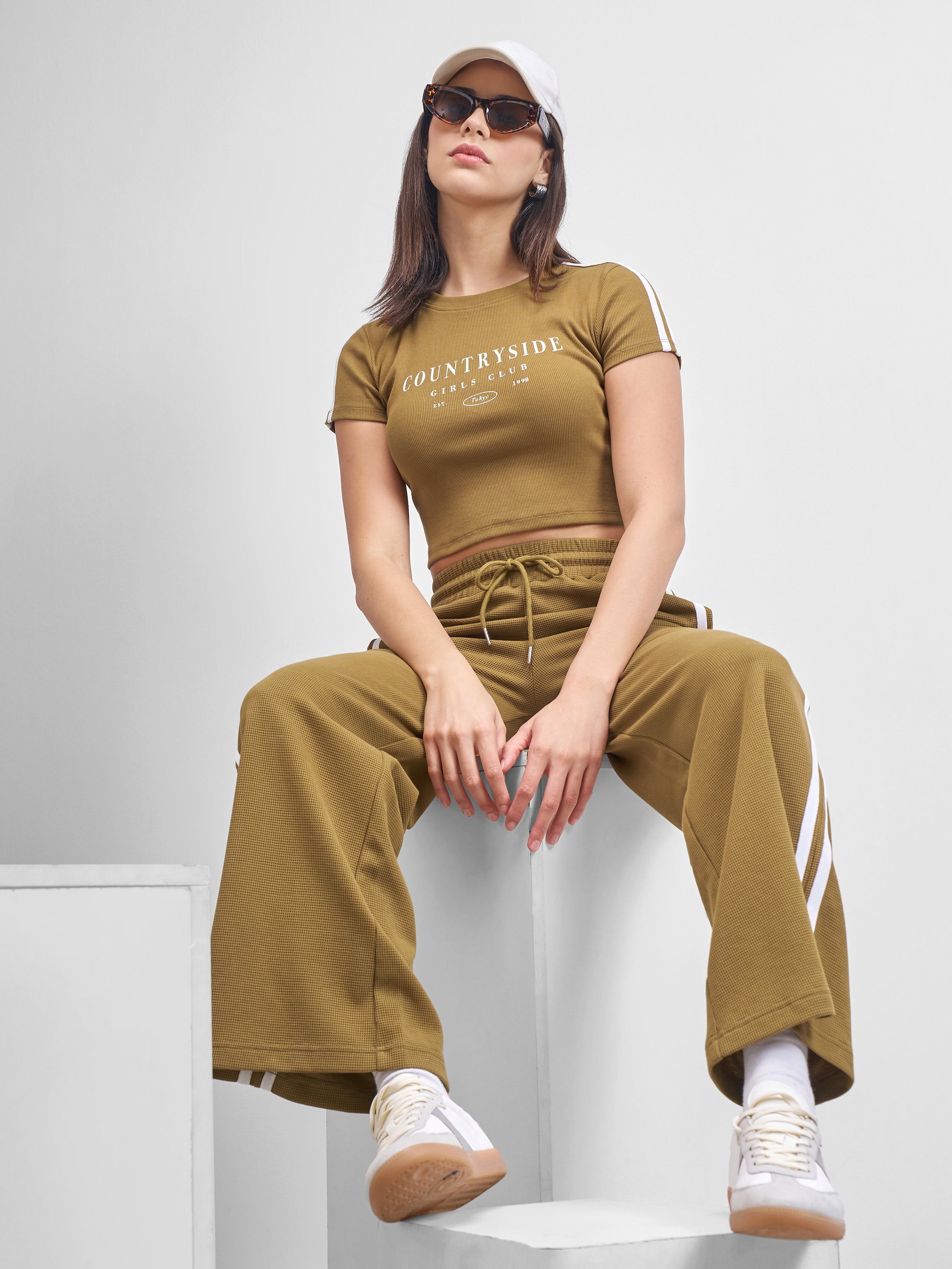 Street By Tokyo Talkies Women Brown Printed Regular Top - Brown - Image 2