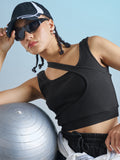 Street By Tokyo Talkies Women Black Solid Regular Top - Black - Image 1