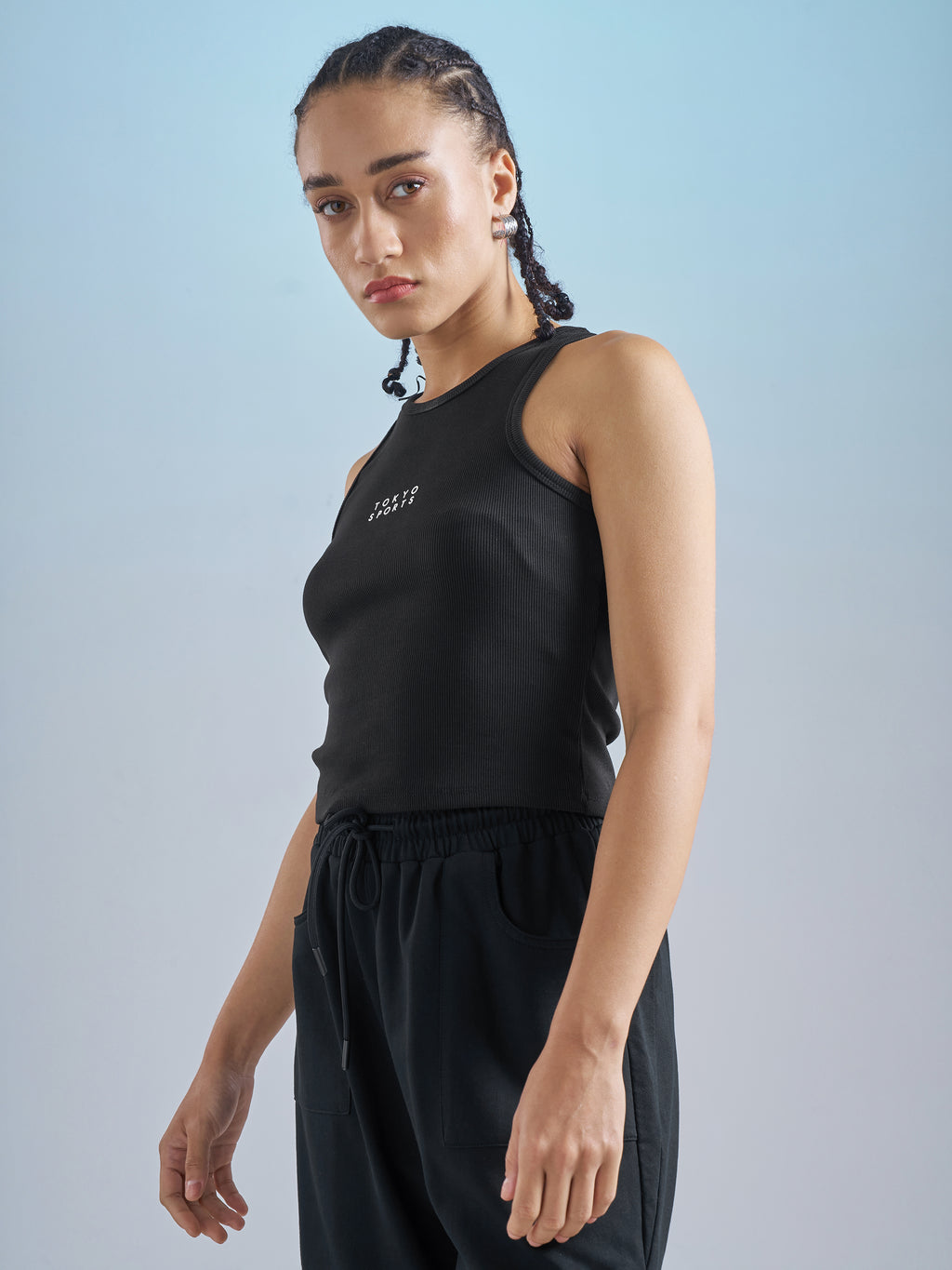 Street By Tokyo Talkies Women Black Solid Regular Top - Black - Image 4