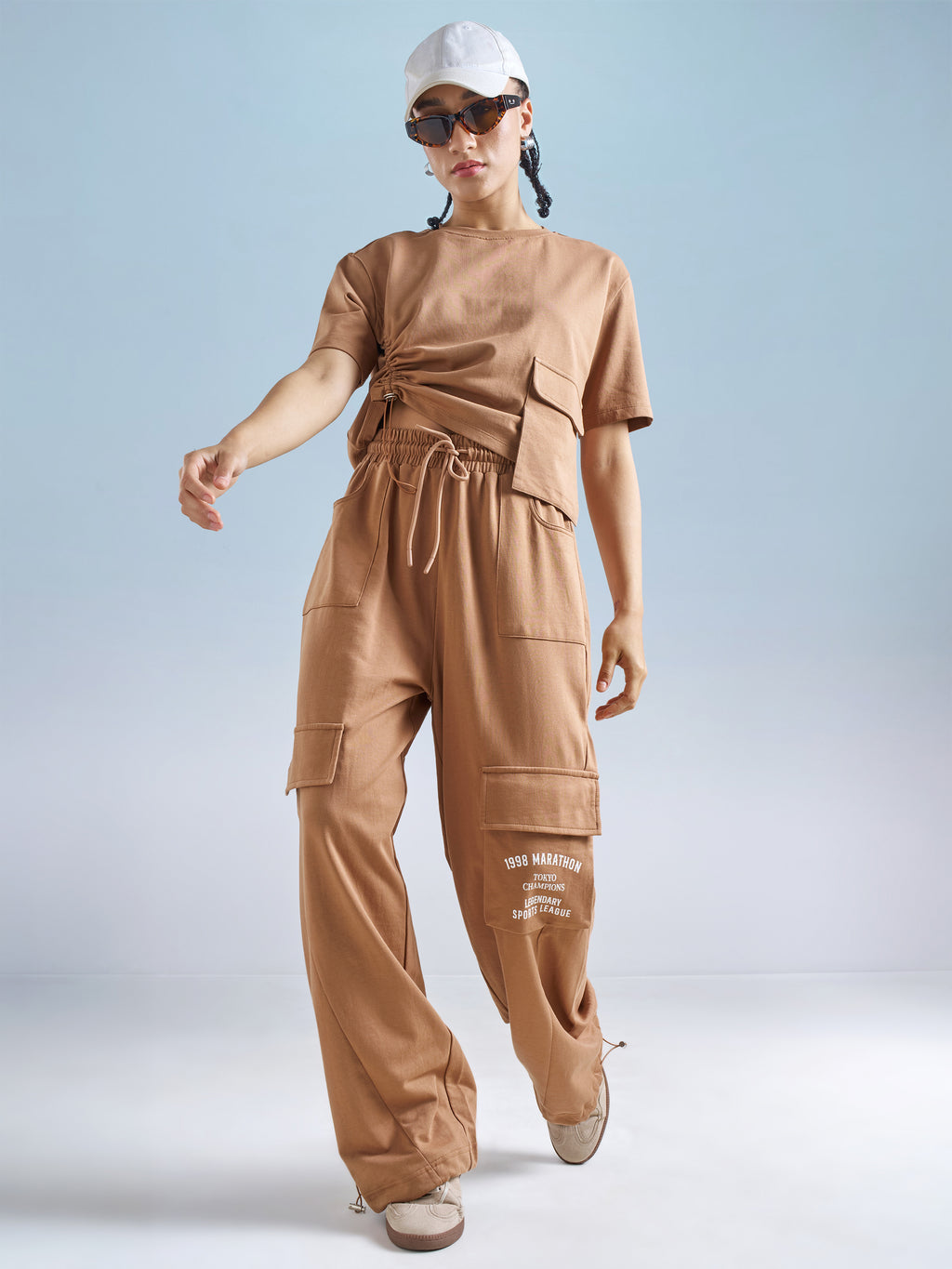 Street By Tokyo Talkies Women Brown Solid Regular Top - Brown - Image 2