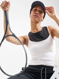 Street By Tokyo Talkies Women White Solid Tank Top - White - Image 1