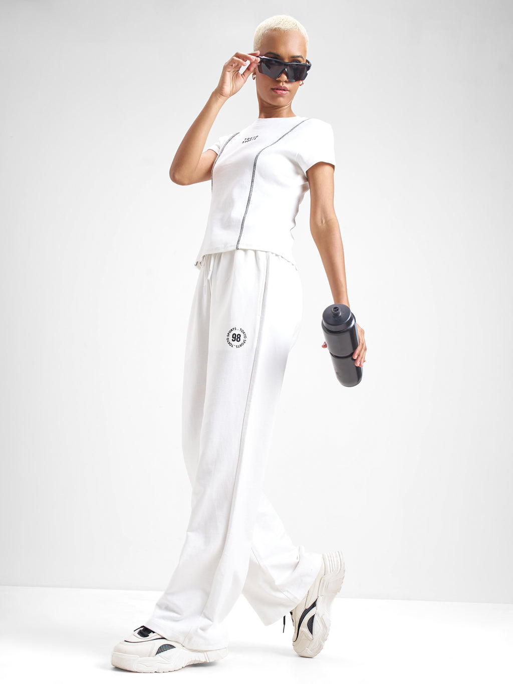 Street By Tokyo Talkies Women White Printed Regular Top - White - Image 2