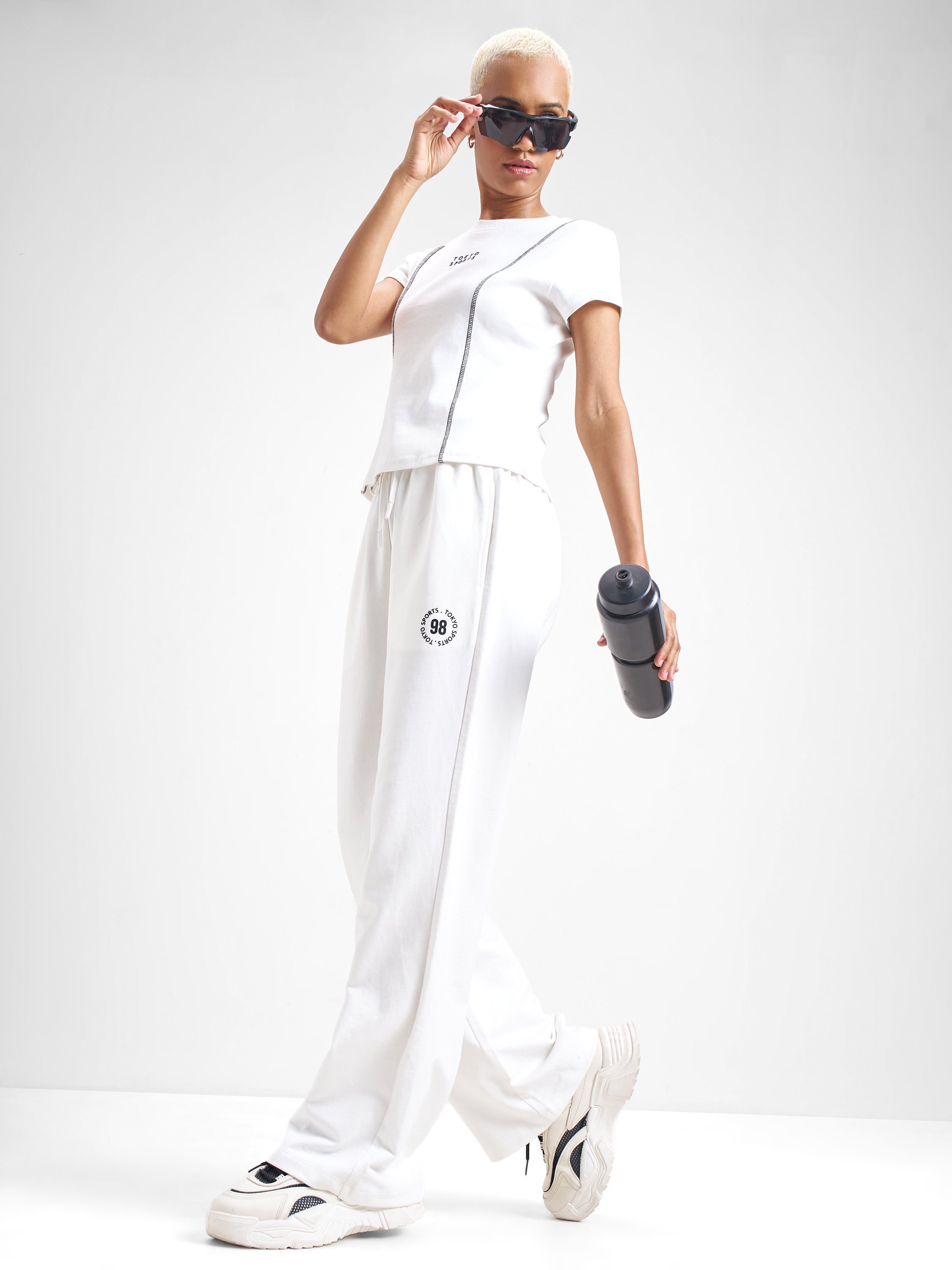 Street By Tokyo Talkies Women White Printed Regular Top - White - Image 2