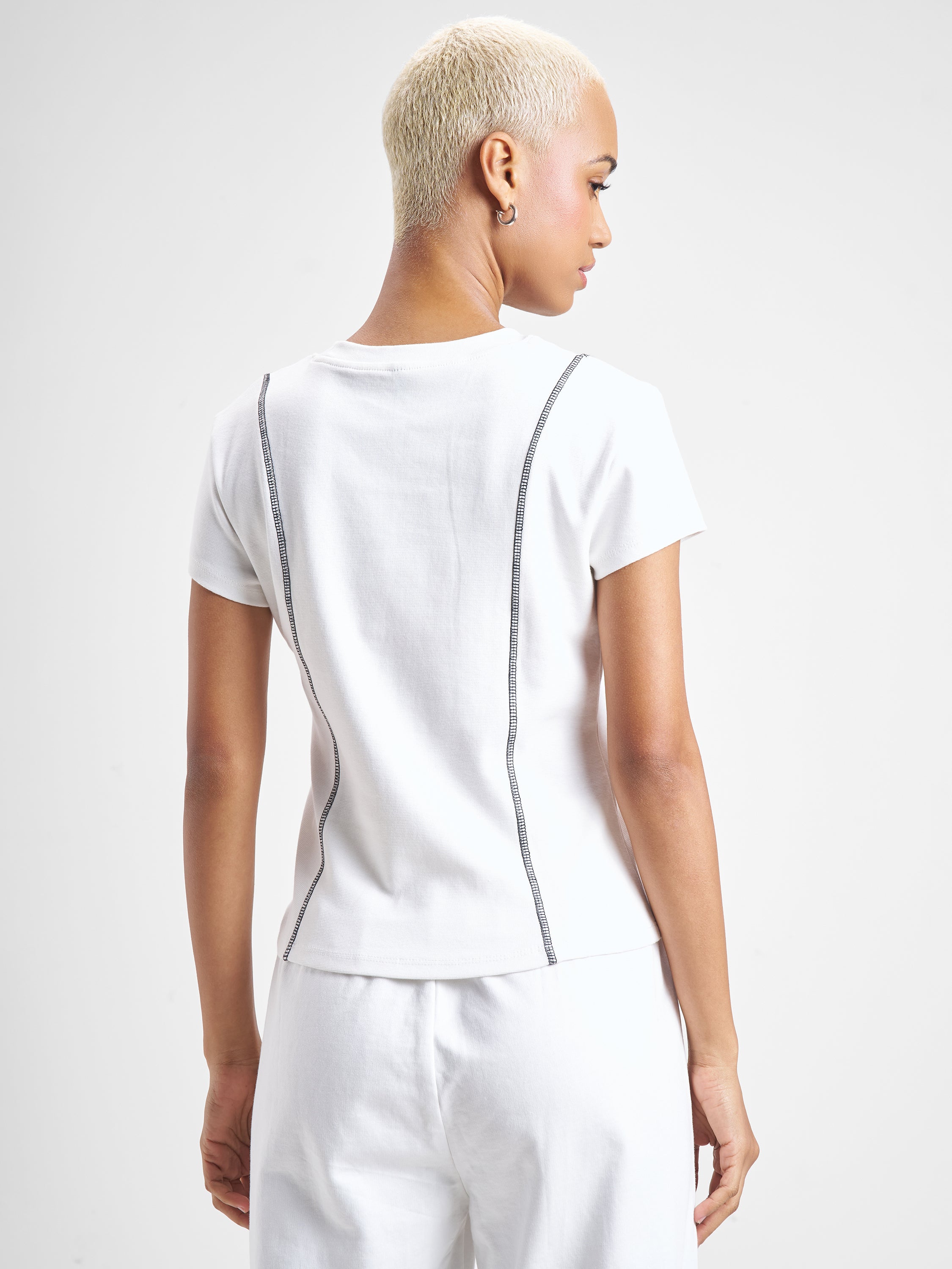 Street By Tokyo Talkies Women White Printed Regular Top - White - Image 3