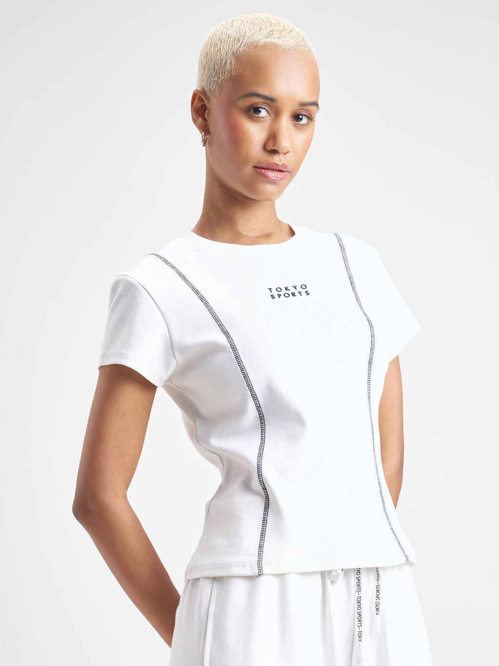 Street By Tokyo Talkies Women White Printed Regular Top - White - Image 6