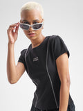 Street By Tokyo Talkies Women Black Printed Regular Top - Black - Image 1