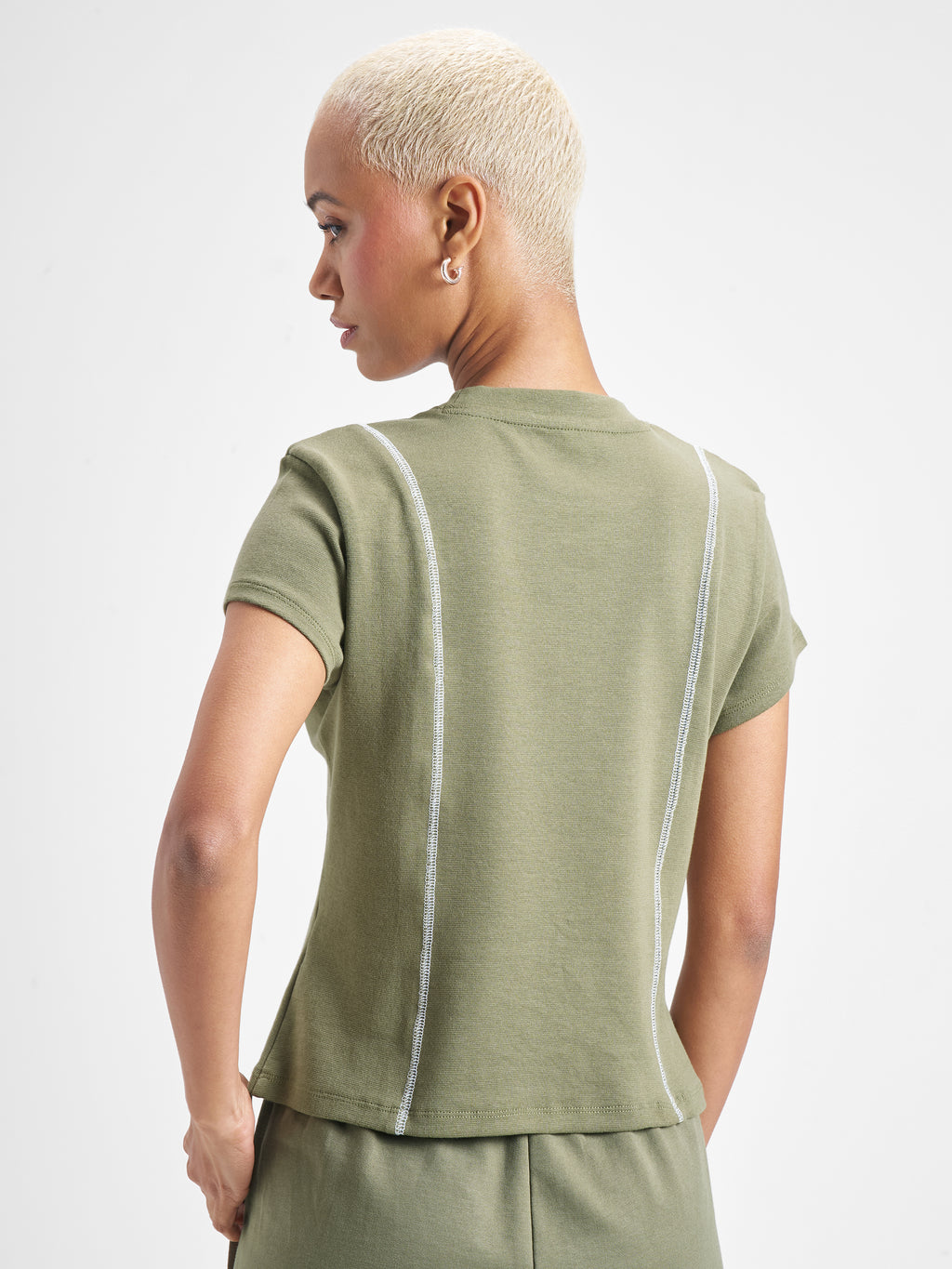 Street By Tokyo Talkies Women Olive Printed Regular Top - Olive - Image 3