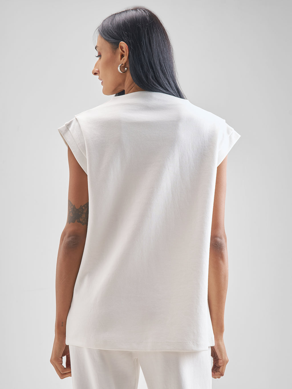 Street By Tokyo Talkies Women White Solid Regular Top - White - Image 3