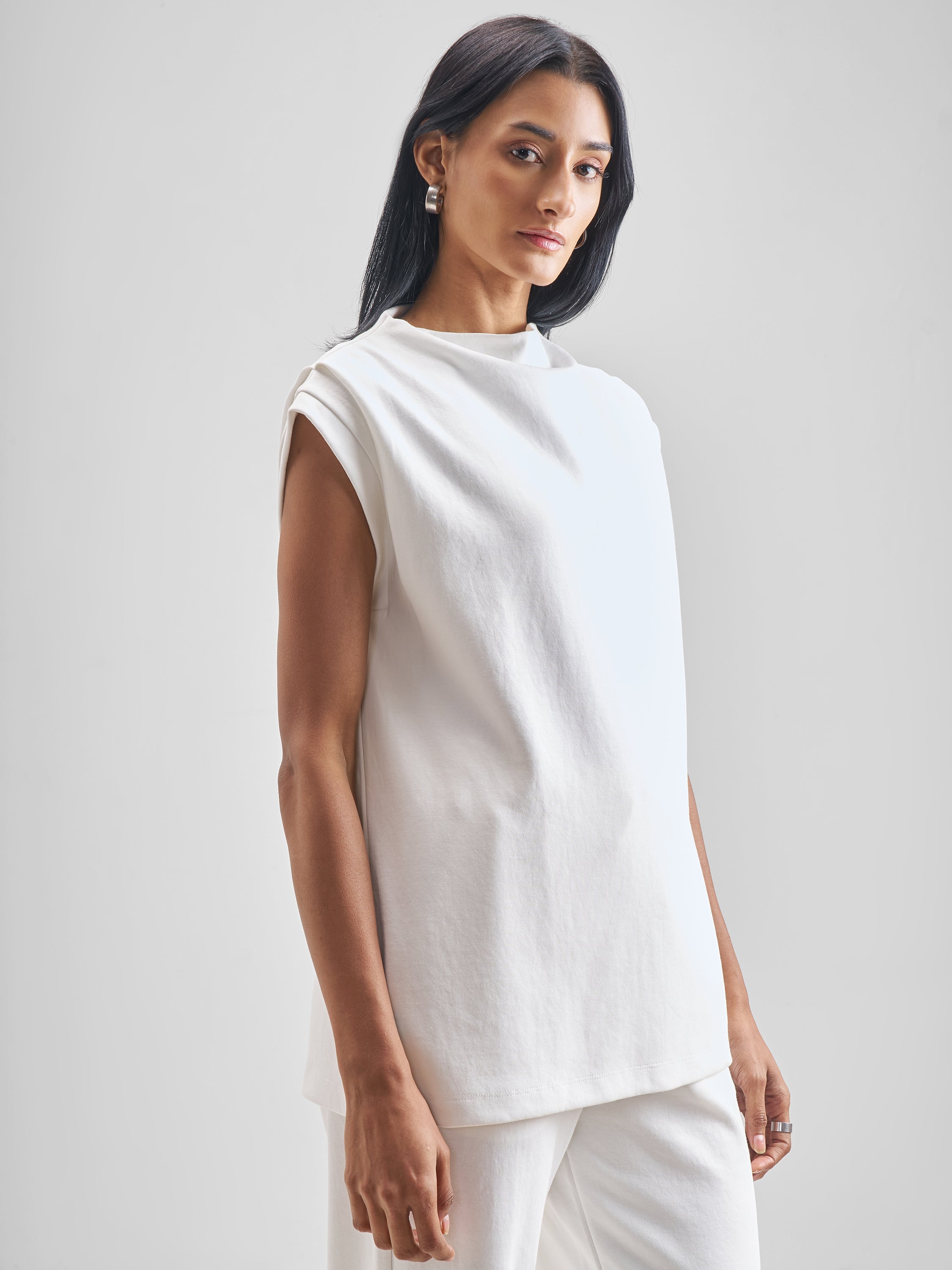 Street By Tokyo Talkies Women White Solid Regular Top - White - Image 6