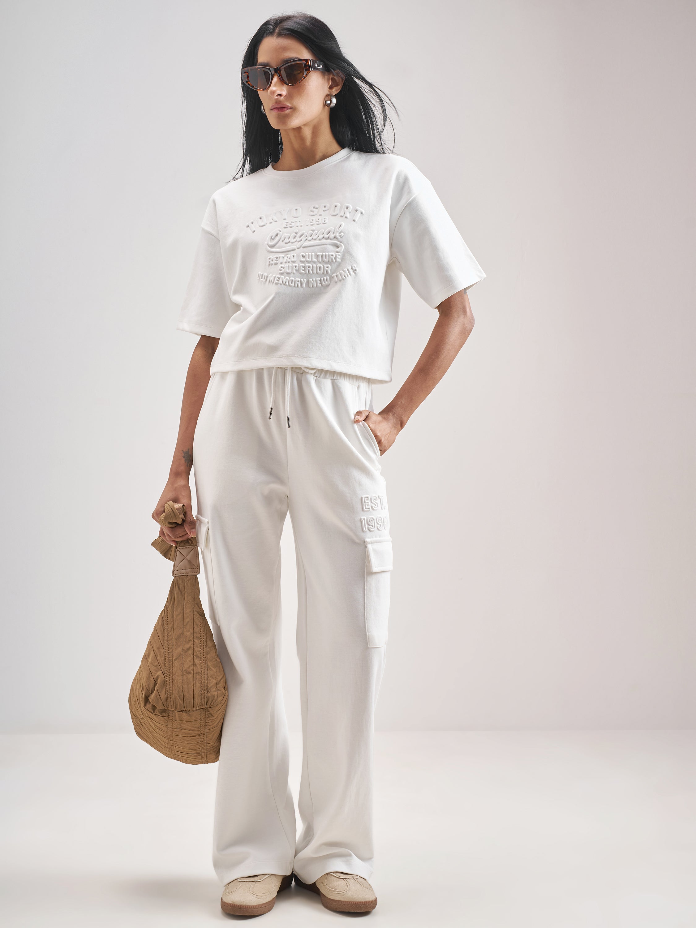 Street By Tokyo Talkies Women White Printed Regular Top - White - Image 2