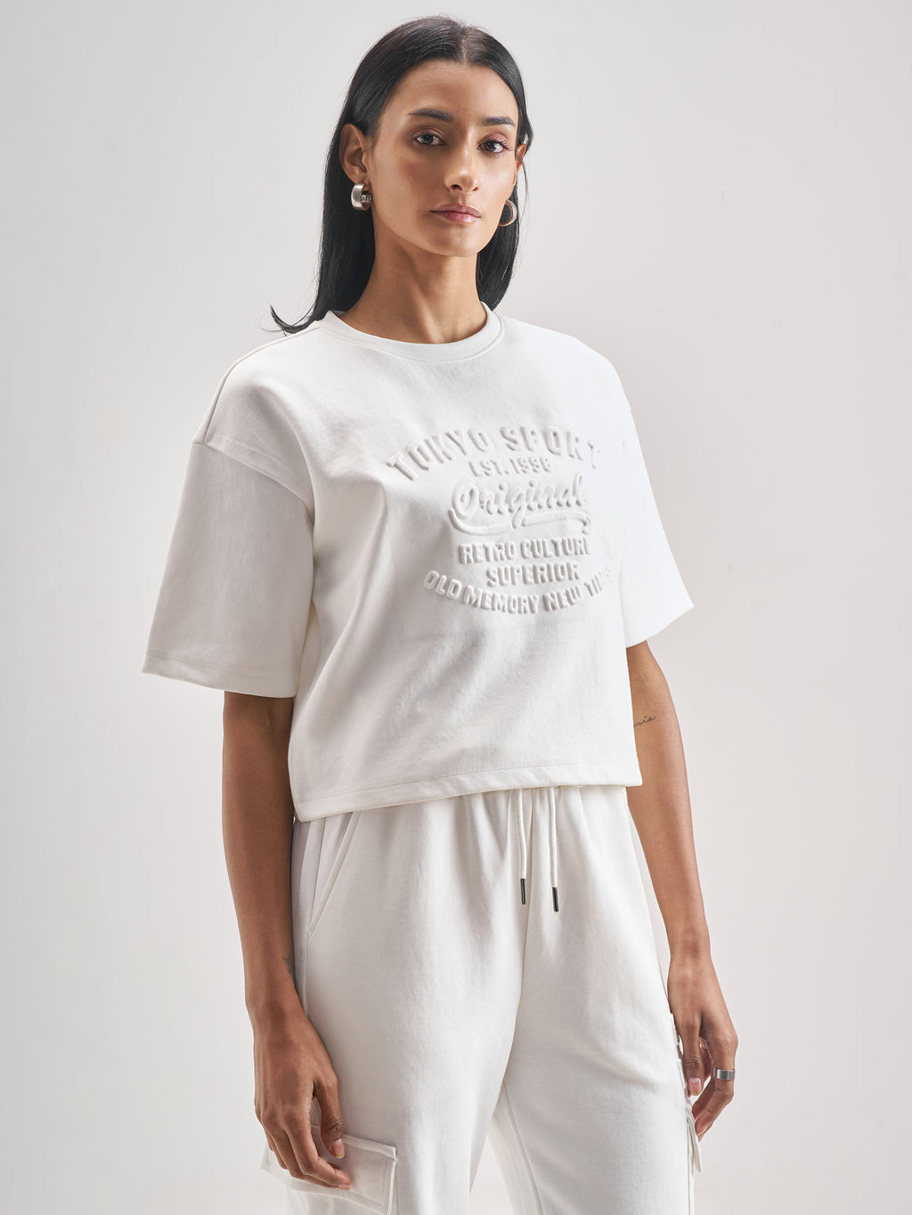 Street By Tokyo Talkies Women White Printed Regular Top - White - Image 6