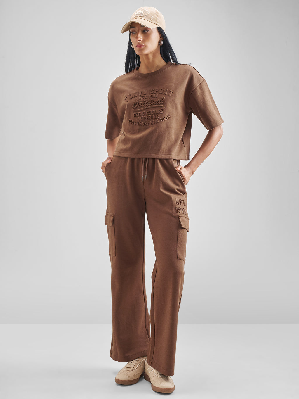 Street By Tokyo Talkies Women Brown Printed Regular Top - Brown - Image 2