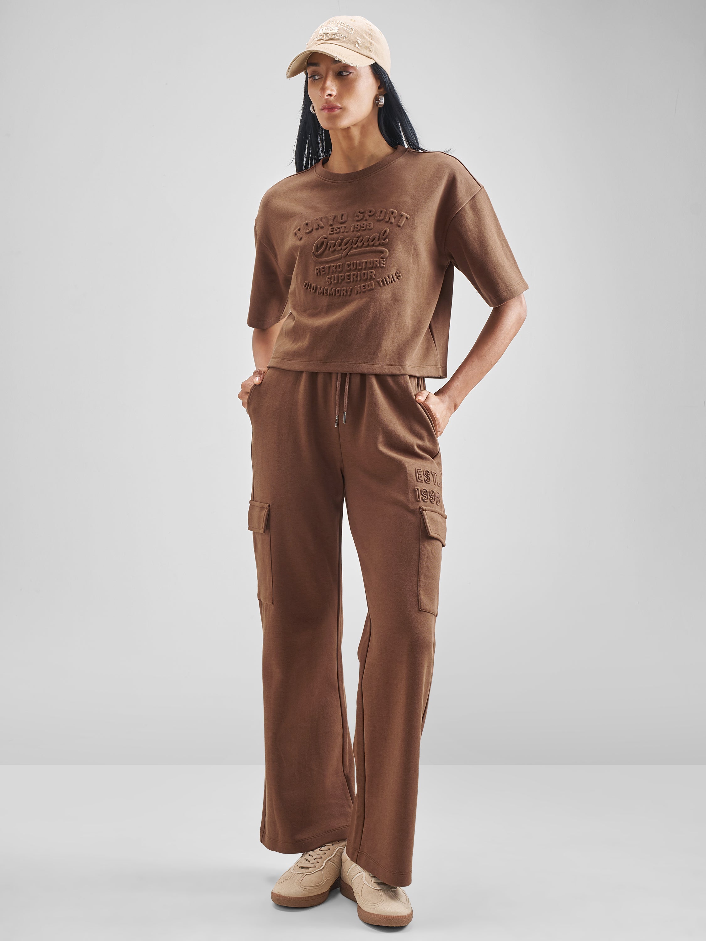 Street By Tokyo Talkies Women Brown Printed Regular Top - Brown - Image 2