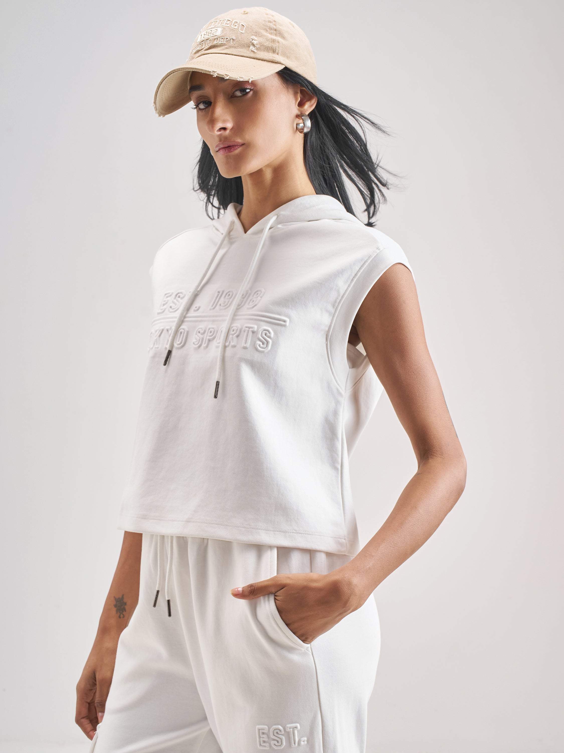Street By Tokyo Talkies Women White Printed Regular Top - White - Image 4