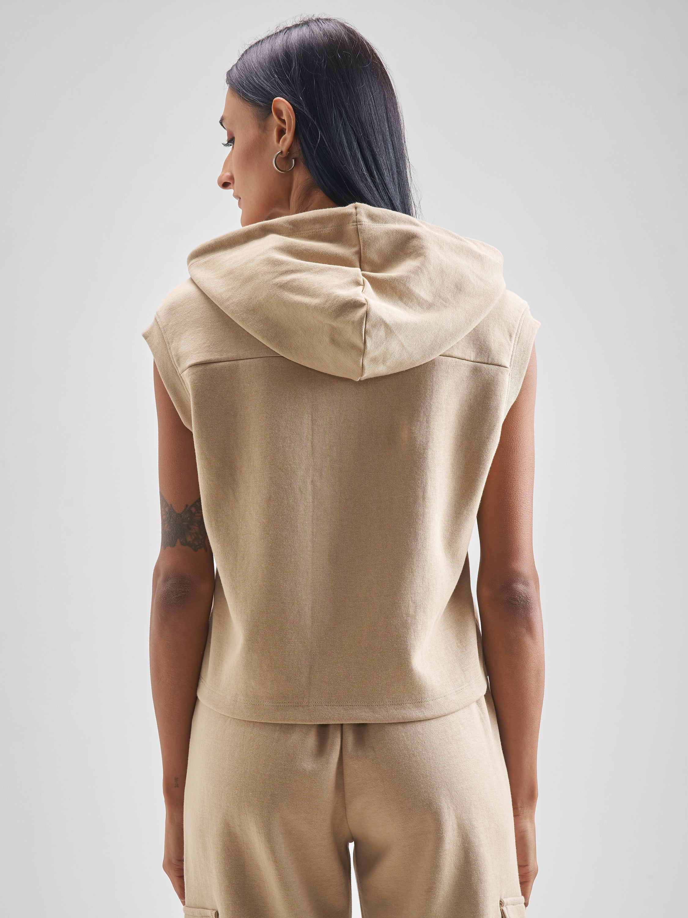 Street By Tokyo Talkies Women Beige Printed Regular Top - Beige - Image 3