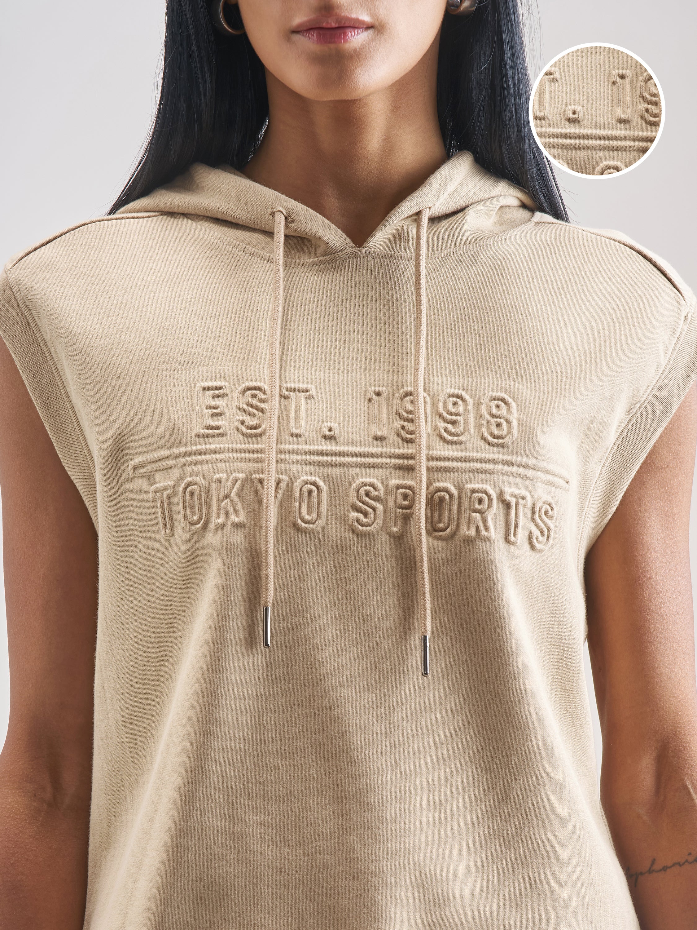 Street By Tokyo Talkies Women Beige Printed Regular Top - Beige - Image 5