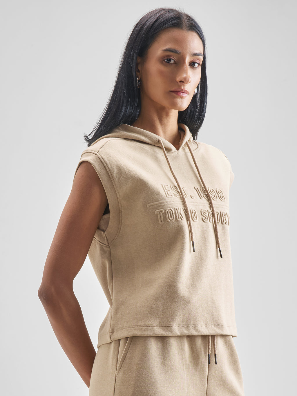 Street By Tokyo Talkies Women Beige Printed Regular Top - Beige - Image 6