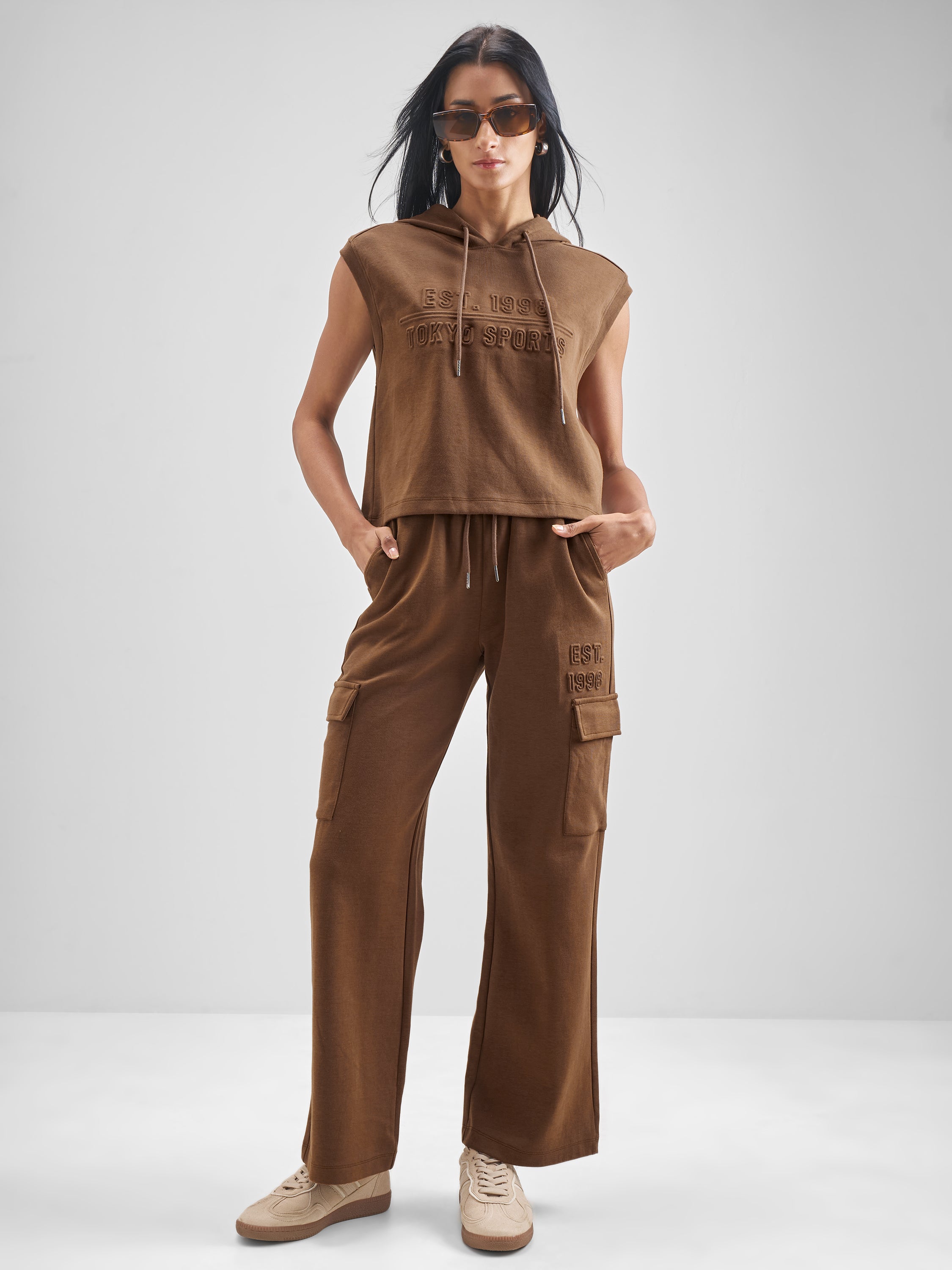 Street By Tokyo Talkies Women Brown Printed Regular Top - Brown - Image 2