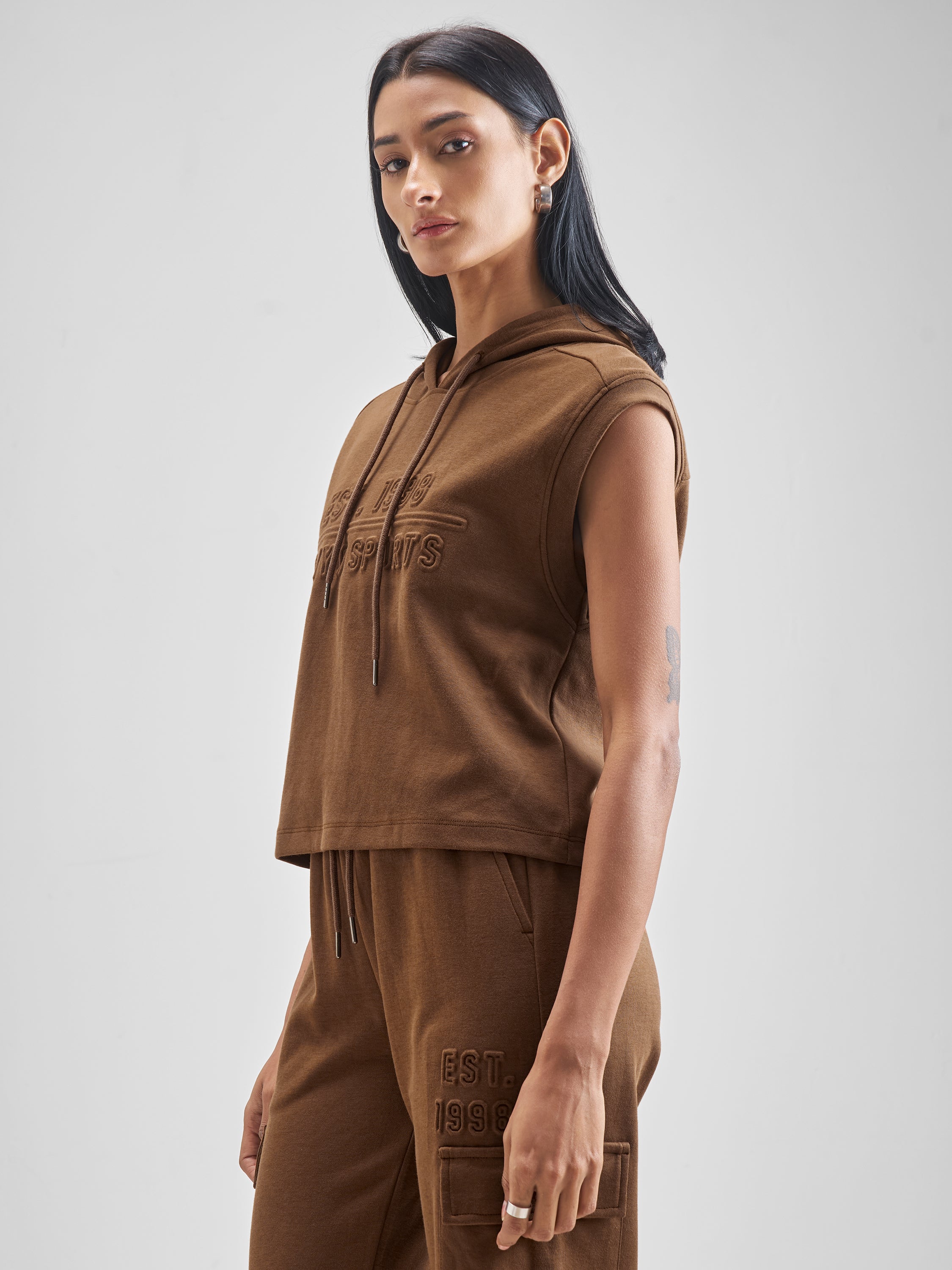 Street By Tokyo Talkies Women Brown Printed Regular Top - Brown - Image 4