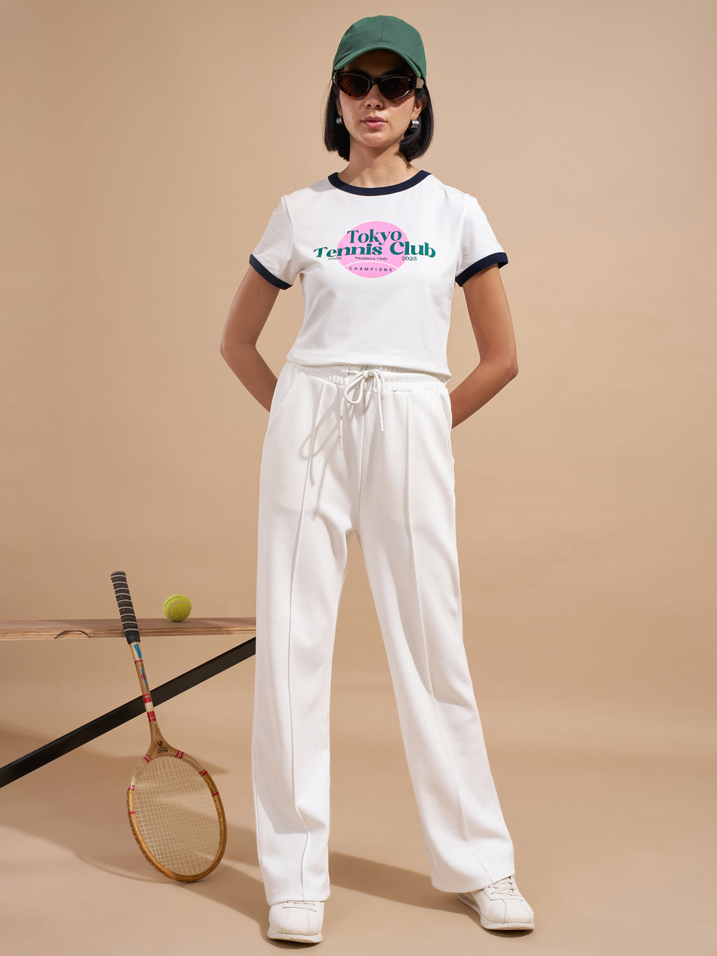 Tokyo Talkies Women White Printed Regular Top