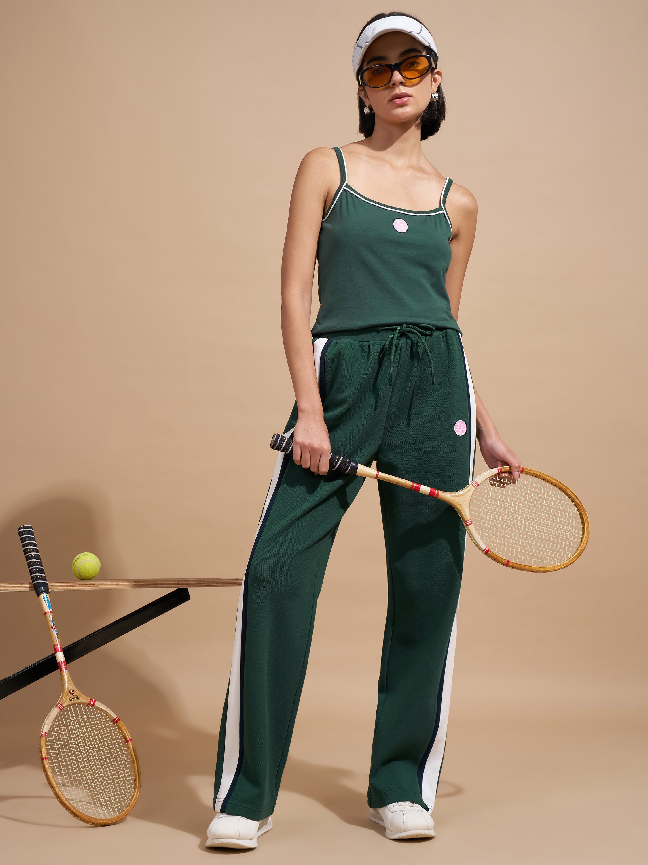 Tokyo Talkies Women Green Embroidered Regular Top