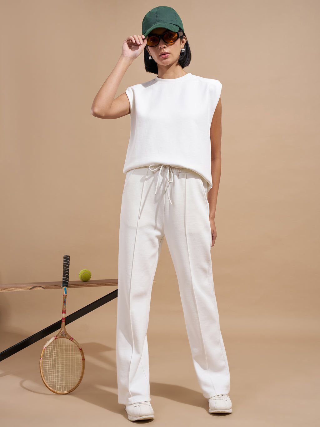 Tokyo Talkies Women White Solid Regular Top