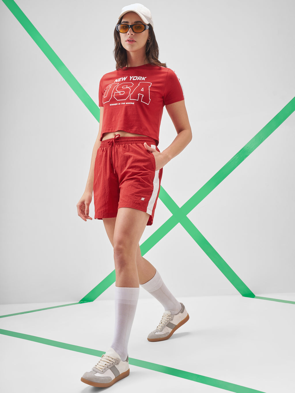 Street By Tokyo Talkies Women Red Printed Round Neck T-Shirt - Red - Image 2