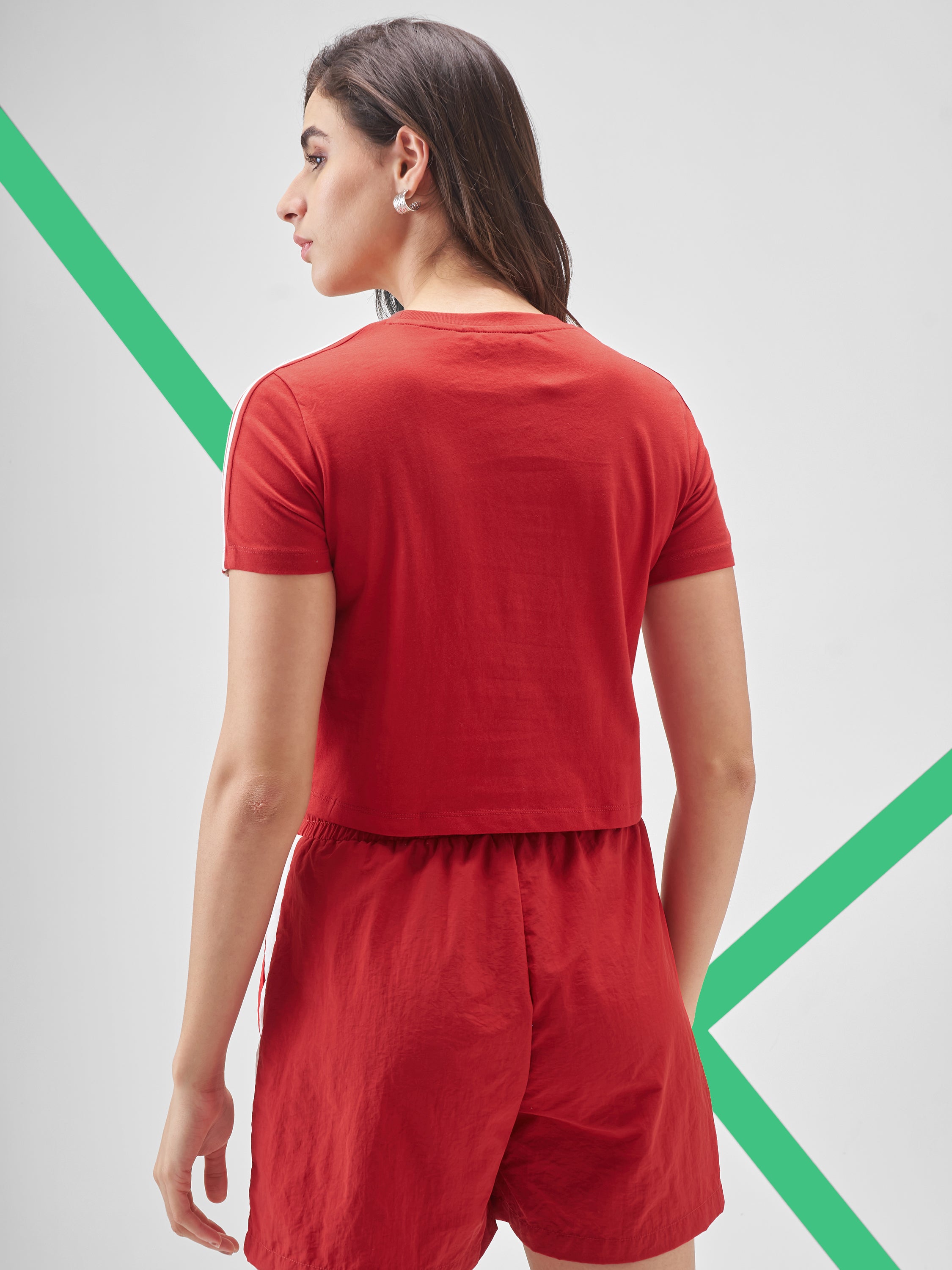 Street By Tokyo Talkies Women Red Printed Round Neck T-Shirt - Red - Image 3