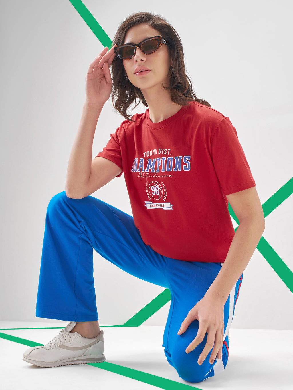 Street By Tokyo Talkies Women Red Printed Round Neck T-Shirt - Red - Image 2