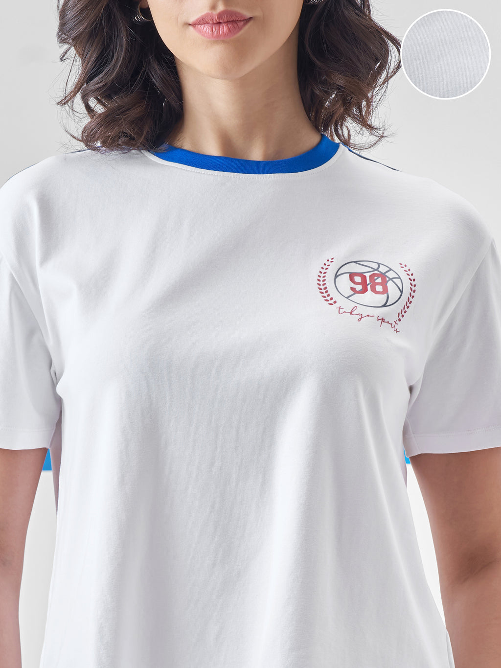 Street By Tokyo Talkies Women White Printed Round Neck T-Shirt - White - Image 5