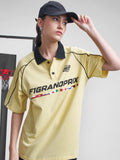 Street By Tokyo Talkies Women Yellow Printed Round Neck Oversized Fit T-Shirt - Yellow - Image 1