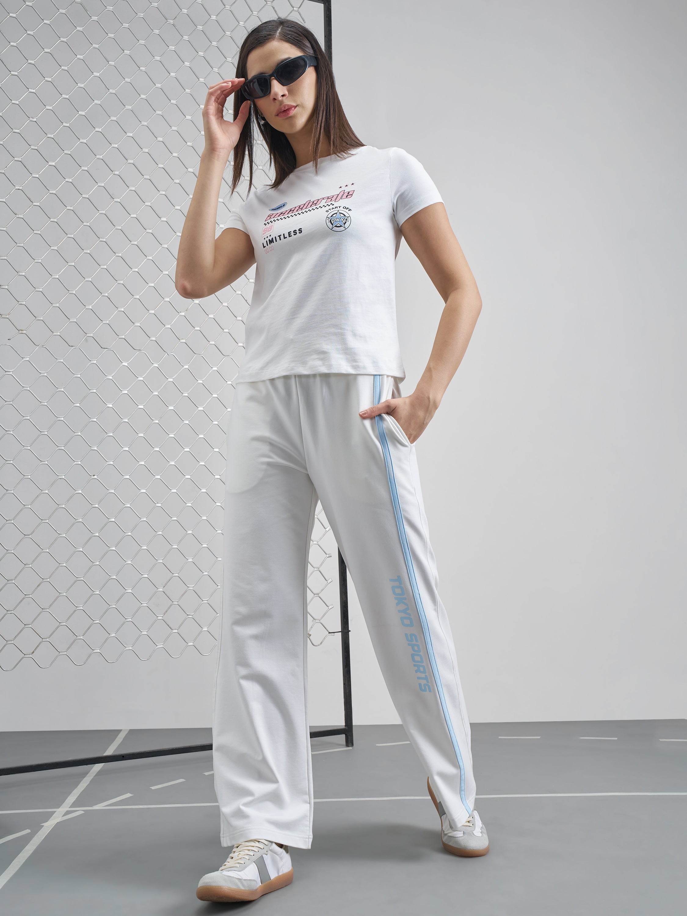 Street By Tokyo Talkies Women White Printed Round Neck T-Shirt - White - Image 2