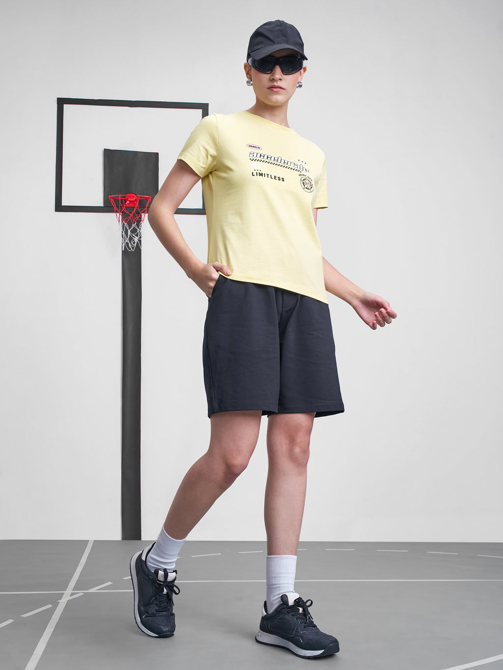 Street By Tokyo Talkies Women Yellow Printed Round Neck T-Shirt - Yellow - Image 2