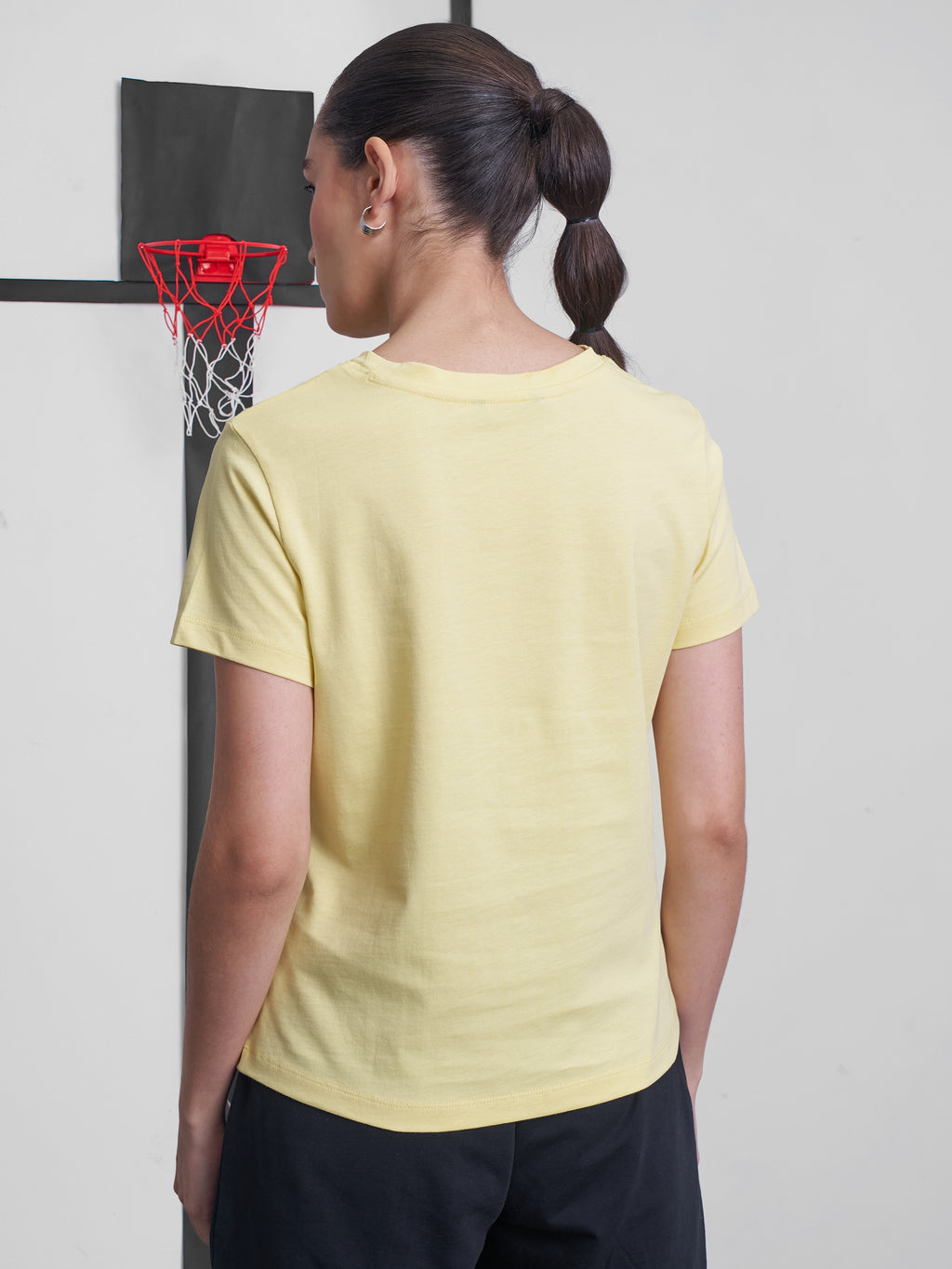 Street By Tokyo Talkies Women Yellow Printed Round Neck T-Shirt - Yellow - Image 3