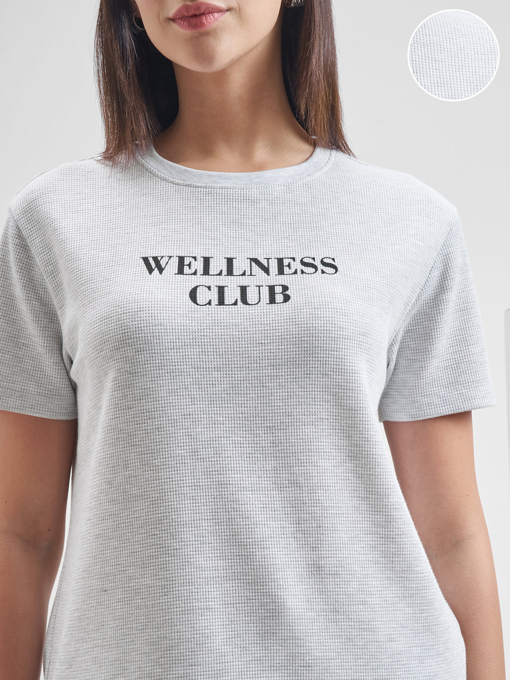 Street By Tokyo Talkies Women Grey Printed Round Neck T-Shirt - Grey - Image 5
