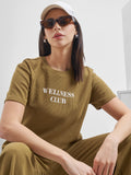 Street By Tokyo Talkies Women Brown Printed Round Neck T-Shirt - Brown - Image 1