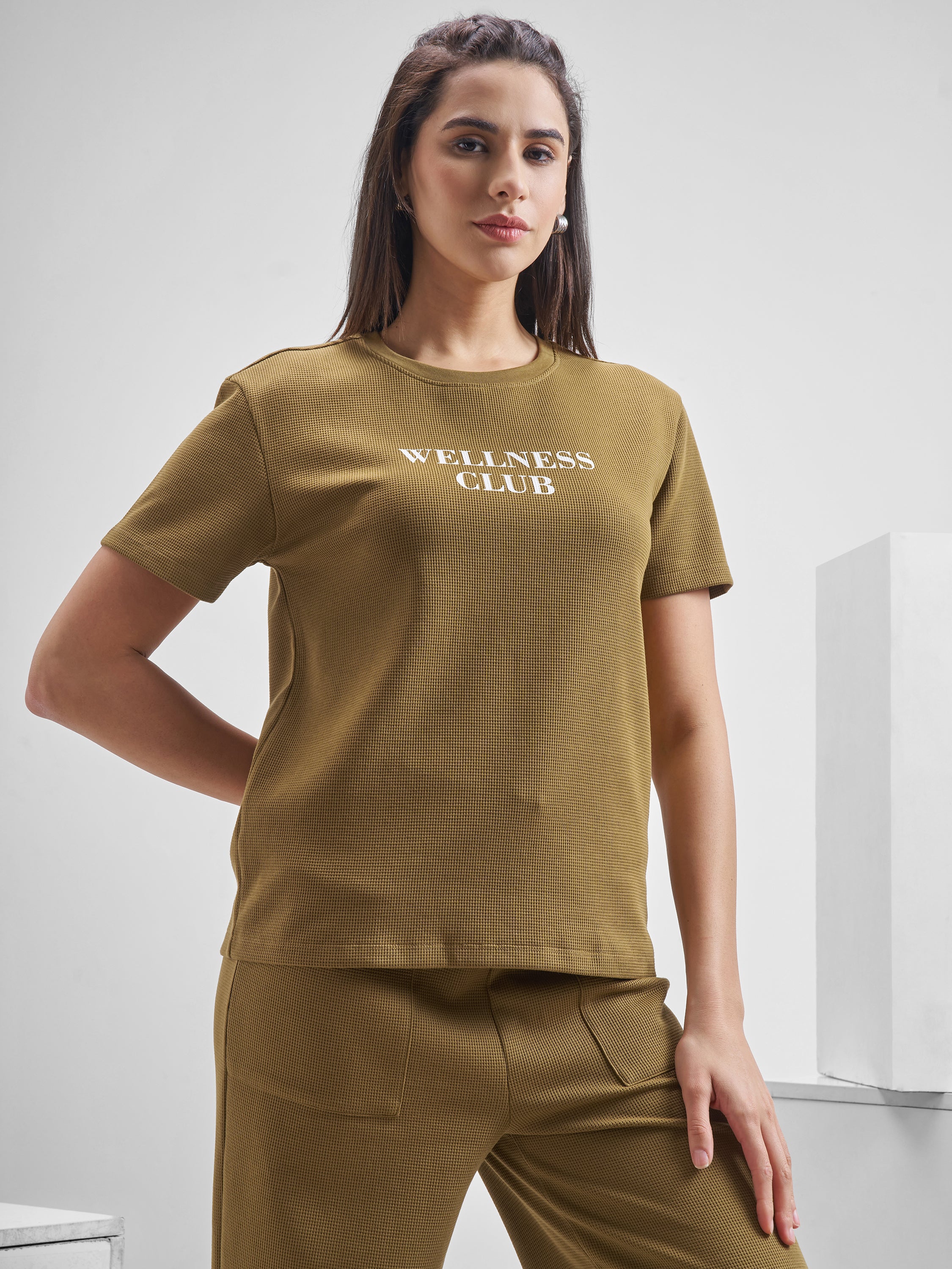 Street By Tokyo Talkies Women Brown Printed Round Neck T-Shirt - Brown - Image 6