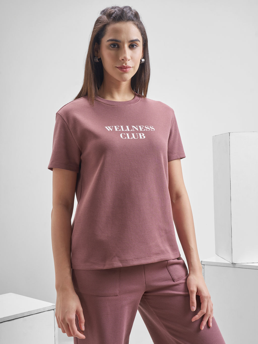 Street By Tokyo Talkies Women Purple Printed Round Neck T-Shirt - Purple - Image 6