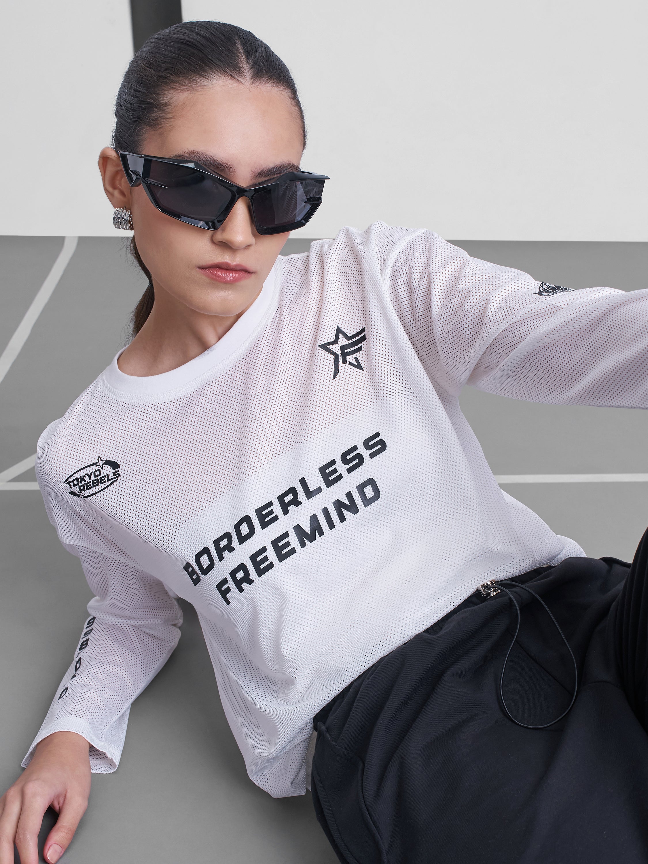 Street By Tokyo Talkies Women White Printed Round Neck T-Shirt - White - Image 1