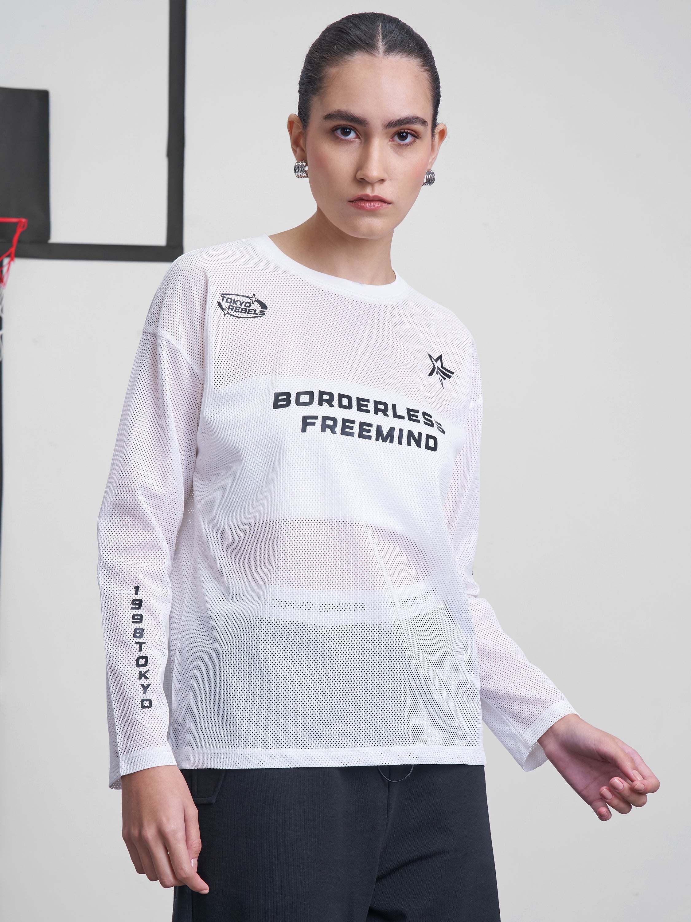 Street By Tokyo Talkies Women White Printed Round Neck T-Shirt - White - Image 6