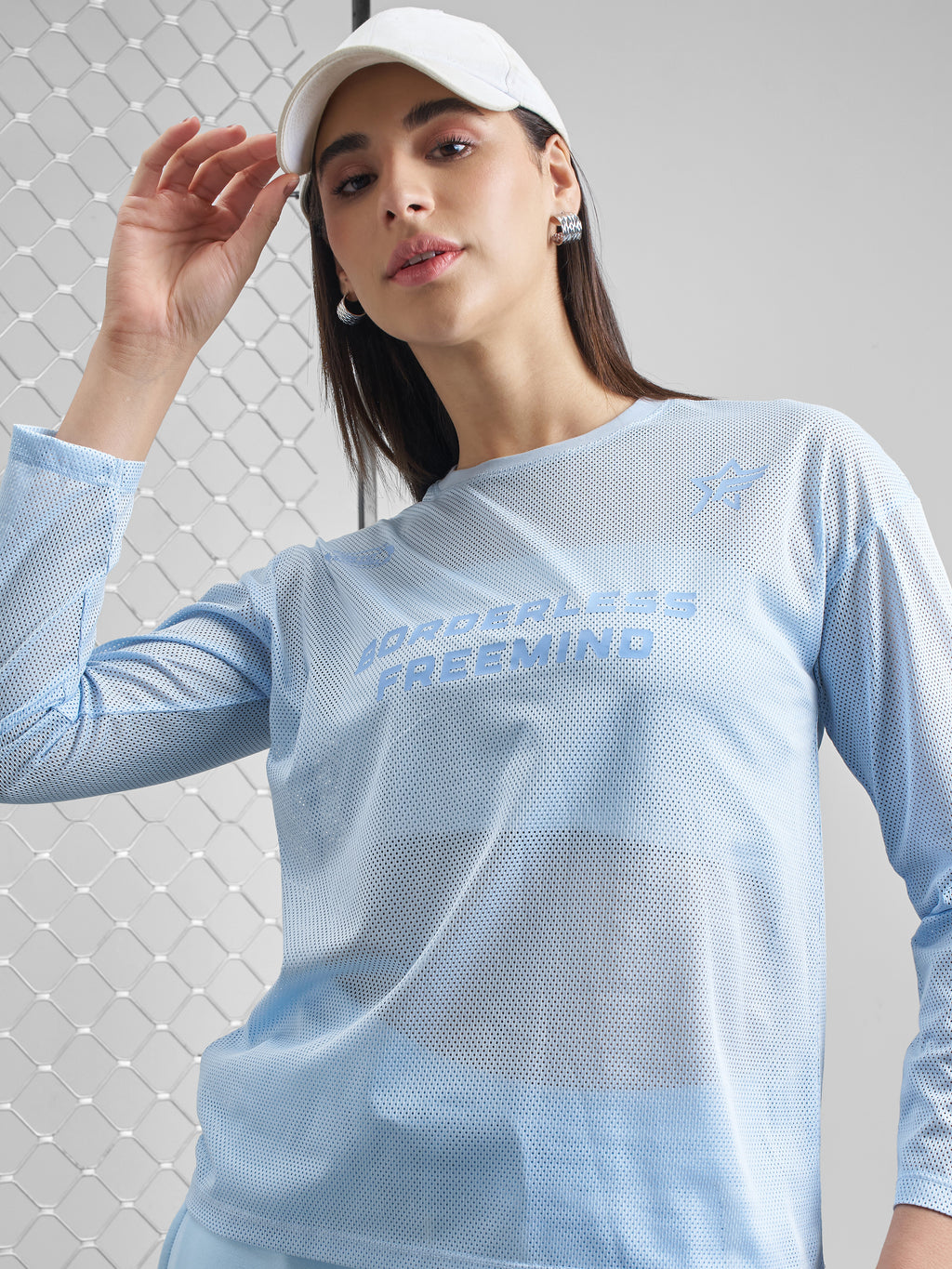 Street By Tokyo Talkies Women Blue Printed Round Neck T-Shirt - Blue - Image 1