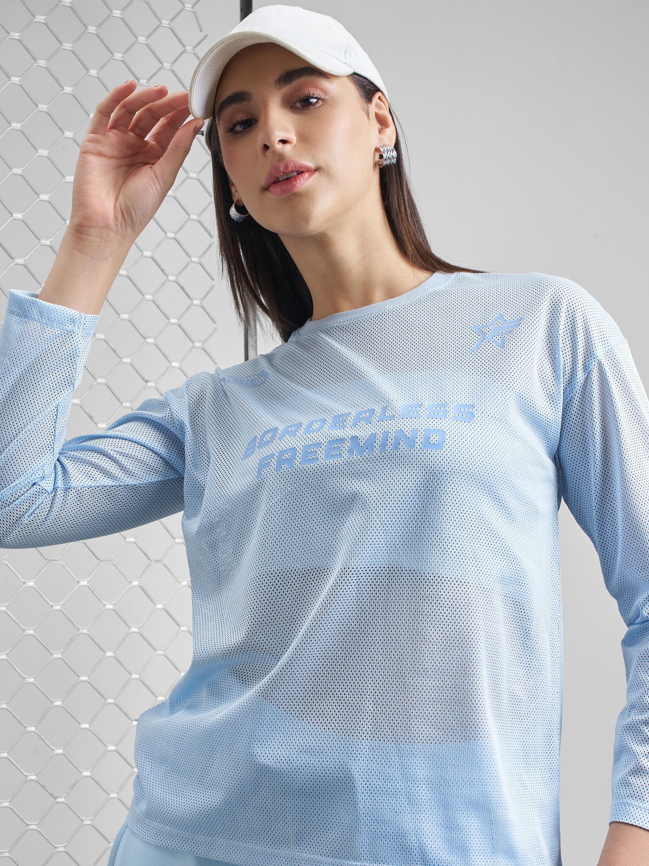 Street By Tokyo Talkies Women Blue Printed Round Neck T-Shirt - Blue - Image 1