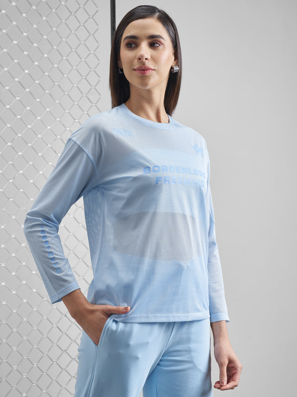Street By Tokyo Talkies Women Blue Printed Round Neck T-Shirt - Blue - Image 6
