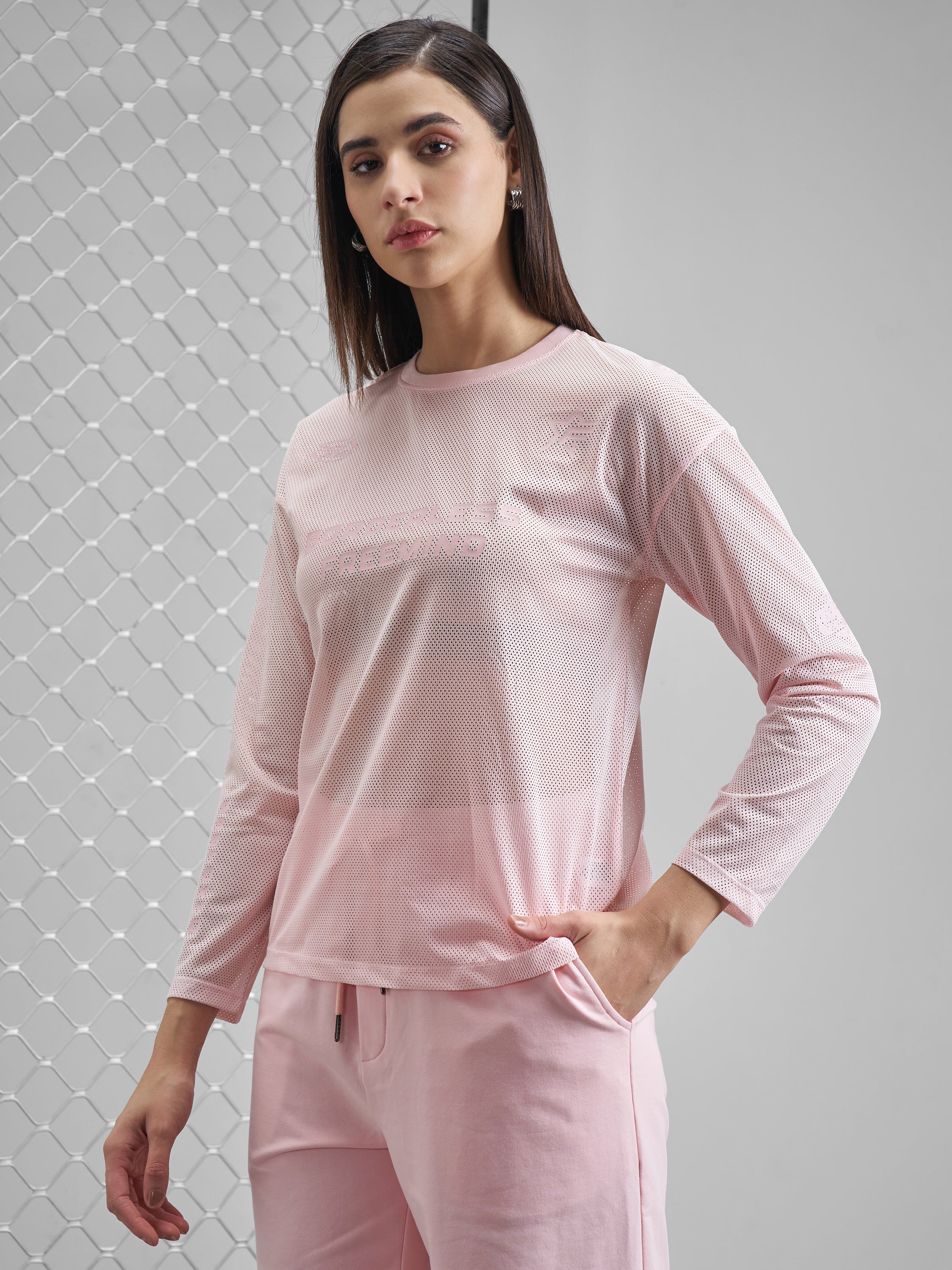Street By Tokyo Talkies Women Pink Printed Round Neck T-Shirt - Pink - Image 4