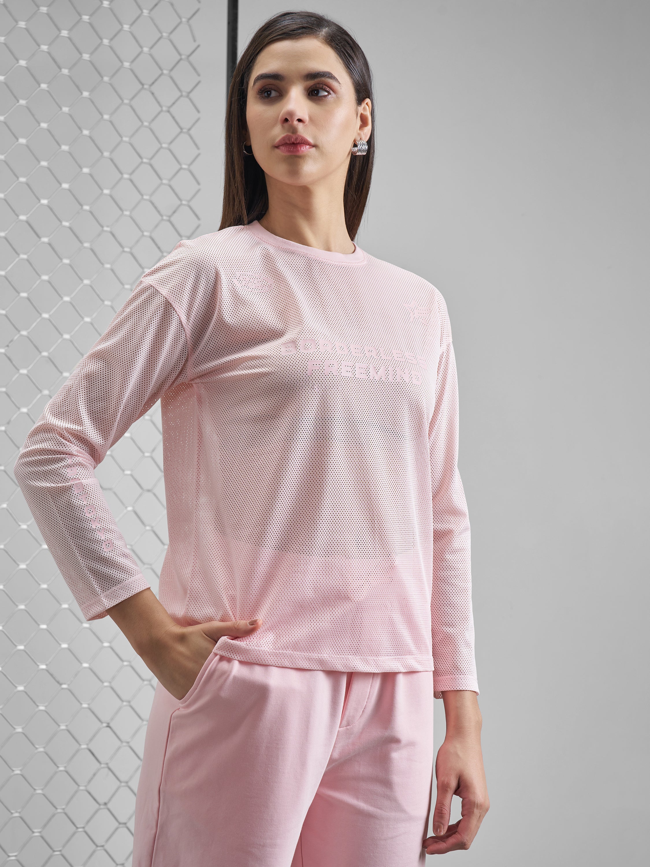 Street By Tokyo Talkies Women Pink Printed Round Neck T-Shirt - Pink - Image 6