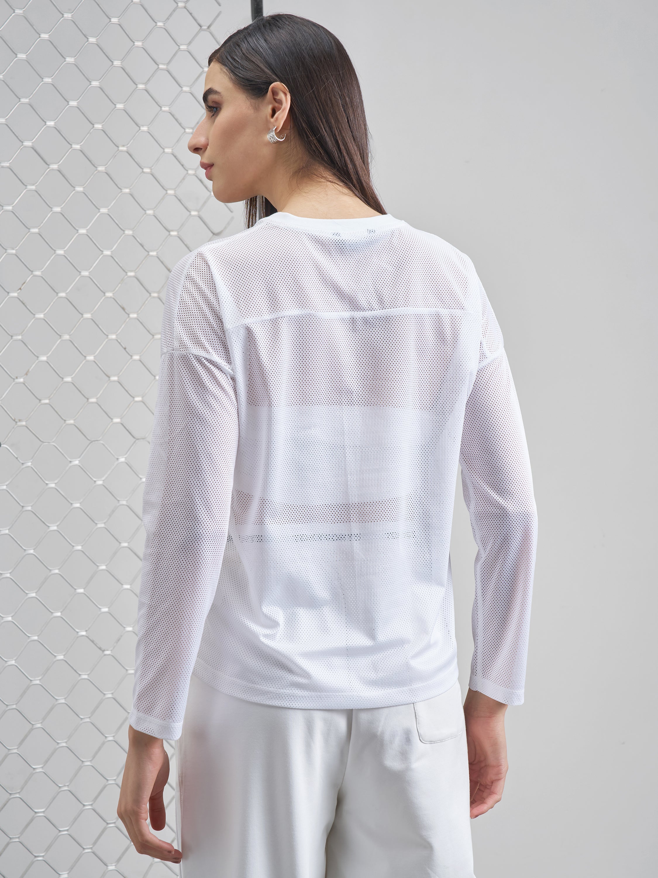 Street By Tokyo Talkies Women White Printed V-Neck T-Shirt - White - Image 3