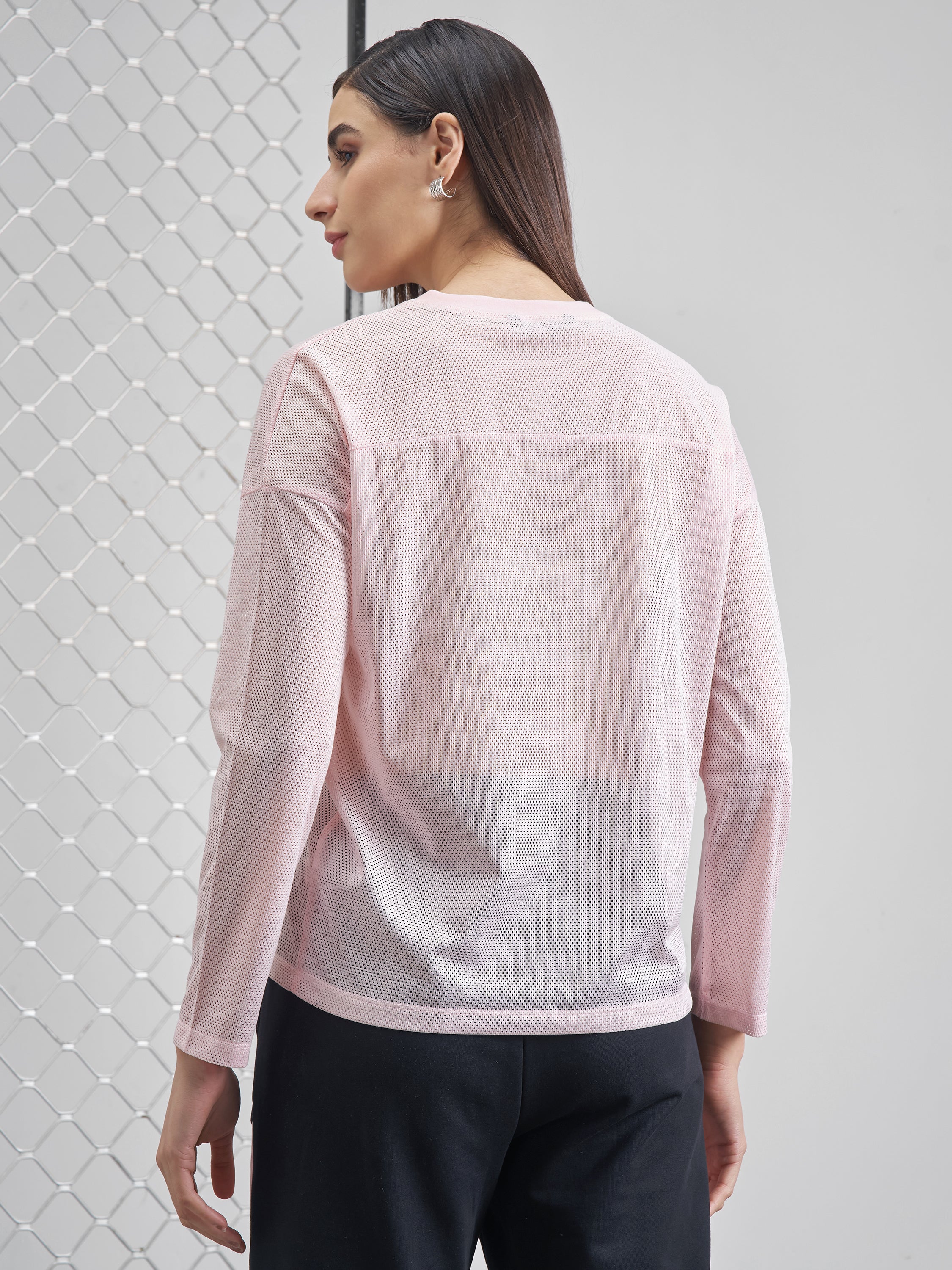 Street By Tokyo Talkies Women Pink Printed V-Neck T-Shirt - Pink - Image 3
