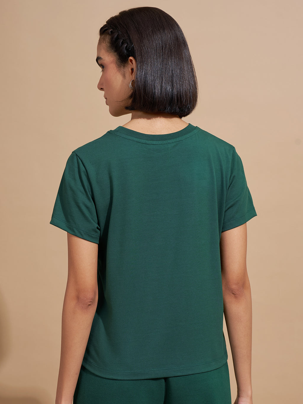 Tokyo Talkies Women Teal Printed Round Neck T-Shirts
