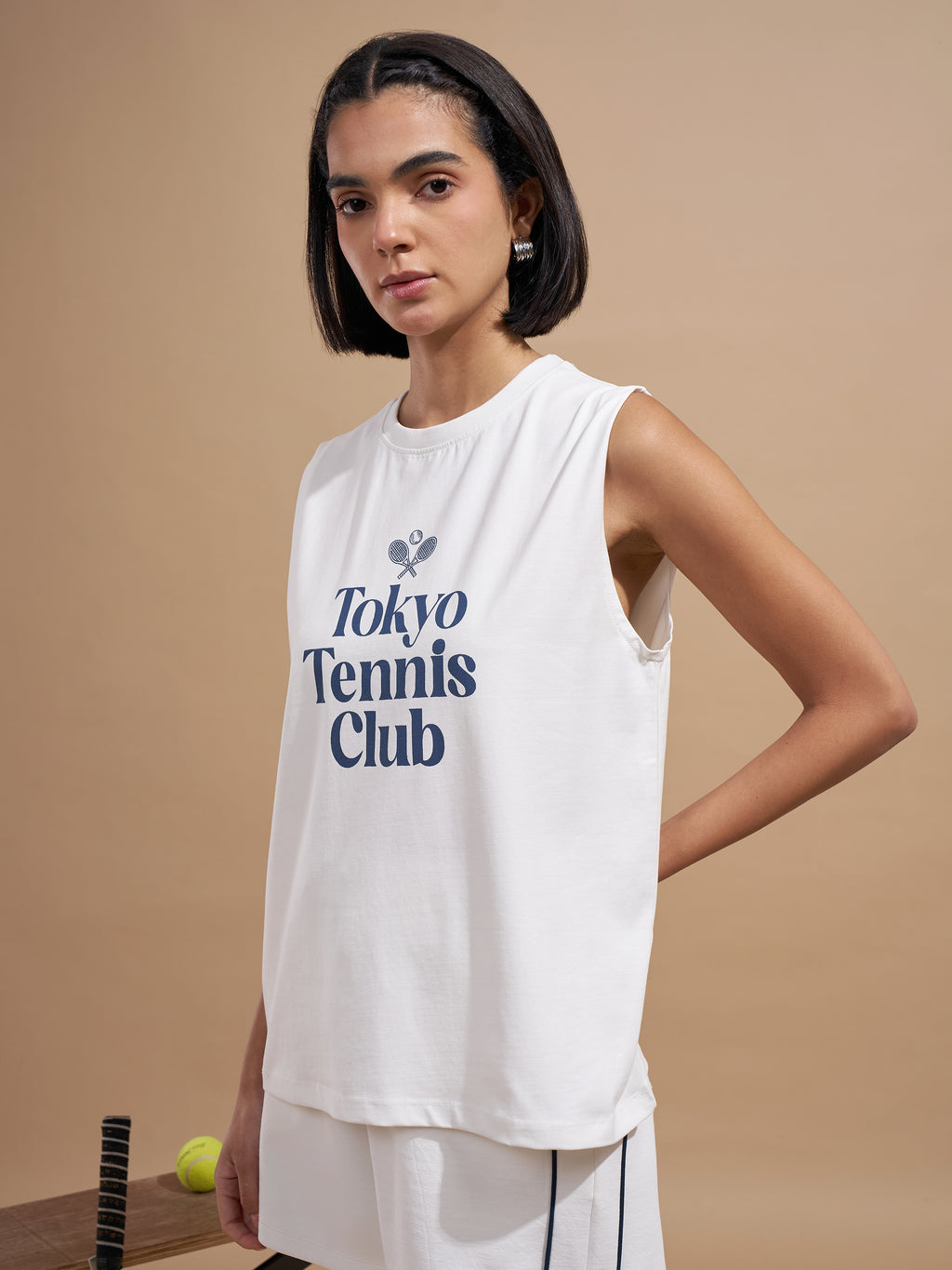 Tokyo Talkies Women White Printed Round Neck T-Shirts